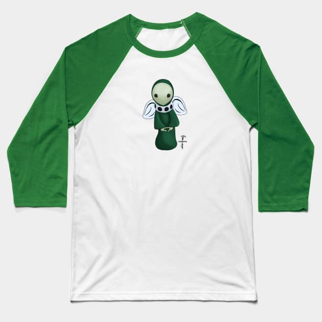 Guardian Alien Baseball T-Shirt by LisaSnellings